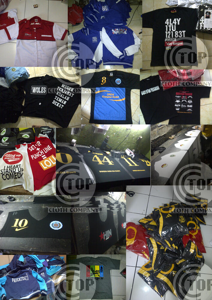 KONVEKSI KAOS JAKET KEMEJA TOPI TAS
