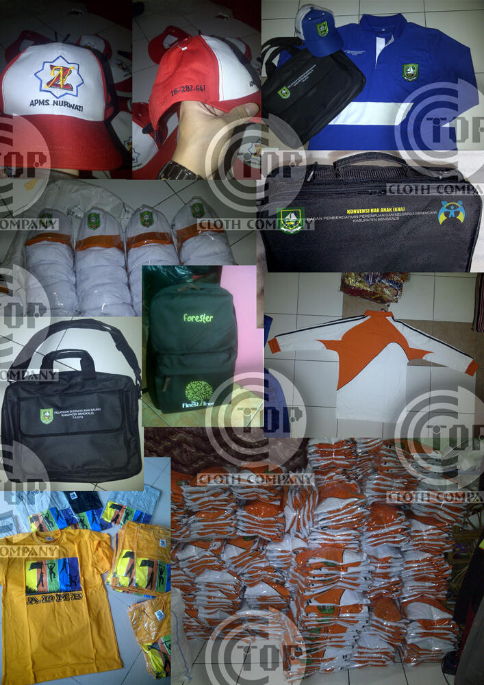 KONVEKSI KAOS JAKET KEMEJA TOPI TAS