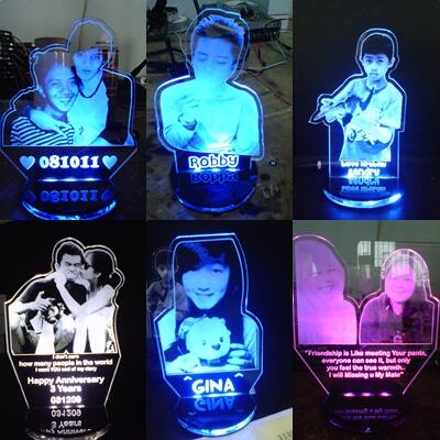 ★★★Lampu Hias, Lampu Tidur, Foto Hias, Souvenir, Hadiah Ulang Tahun, Bingkisan★★★
