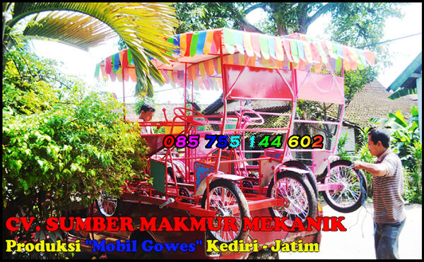 Mobil Gowes - Becak wisata - Becak Goes - Becak Cinta