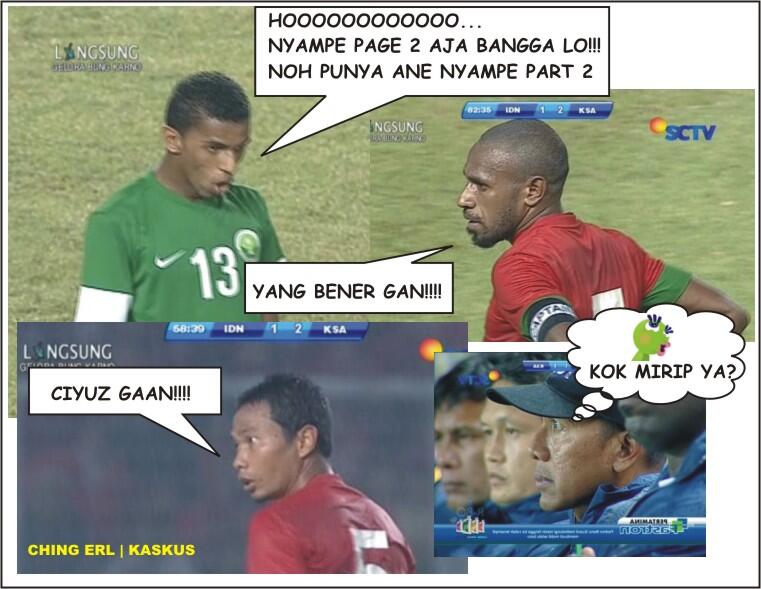 KOMIK TIMNAS INDONESIA VS ARAB Edisi Trid Sepi