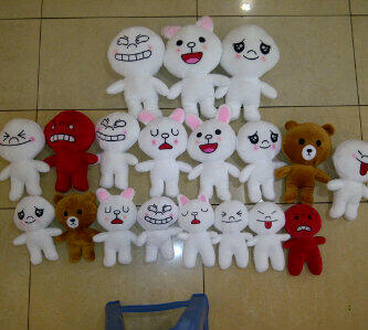 Boneka bermacam bentuk & ukuran