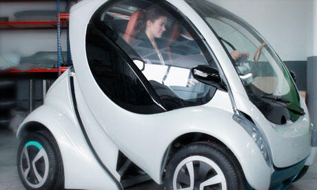 Ajaib! Mobil Listrik Ini Bisa Dilipat di Jalanan yang Sempit