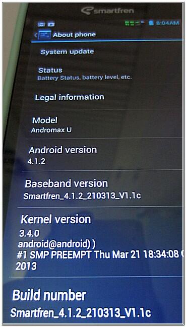 Andromax U, JELLYBEAN, umur 4 hari !!!