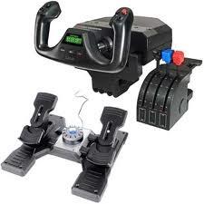 Ready Stock : Saitek Yoke System & Saitek Rudder Pedals
