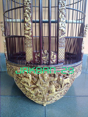 kandang burung anis baru motif dewa naga --EB2--