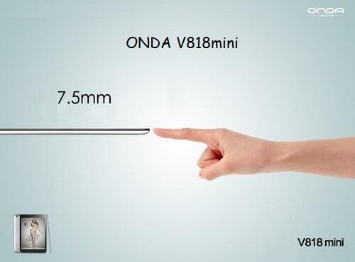 Onda V818 Mini, Tablet Android Dengan Desain Mirip iPad Mini