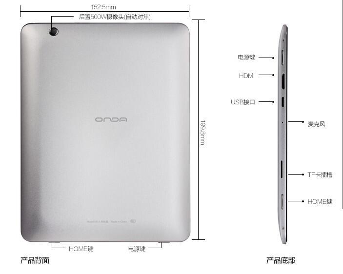 Onda V818 Mini, Tablet Android Dengan Desain Mirip iPad Mini