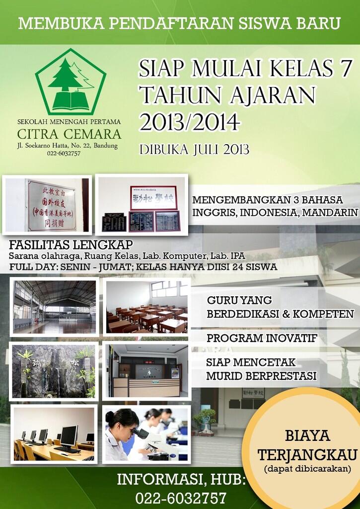 BUAT YANG BUTUH INFORMASI SMP DI BANDUNG