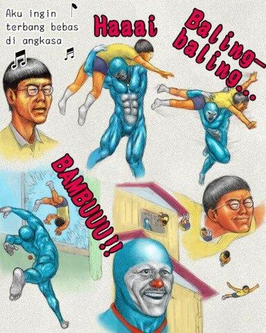 *NGAKAK* Ane pas liat langsung ngakak!! :D