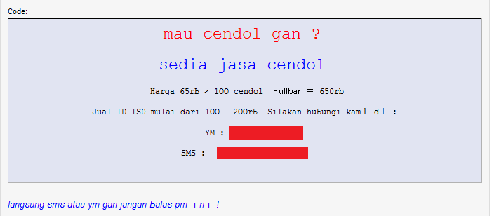 Ciri Ciri Kaskuser Pembeli Cendol