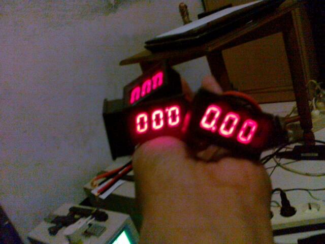 Digital MiNi AmpereMeter DC 0.A-10A RED LED Panel