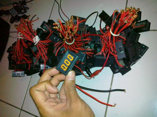 Digital MiNi AmpereMeter DC 0.A-10A RED LED Panel