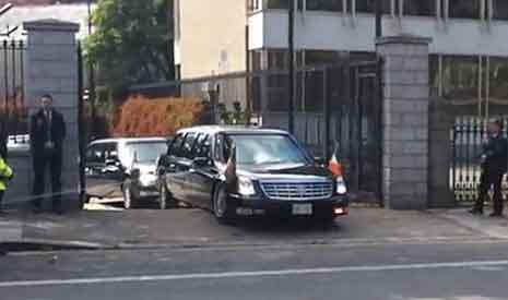 Mengintip Lebih Dekat Mobil Kepresidenan Obama