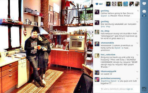 &#91;Foto&#93; Intip Foto Mesra Gading - Gisel di Milan Yuk! 