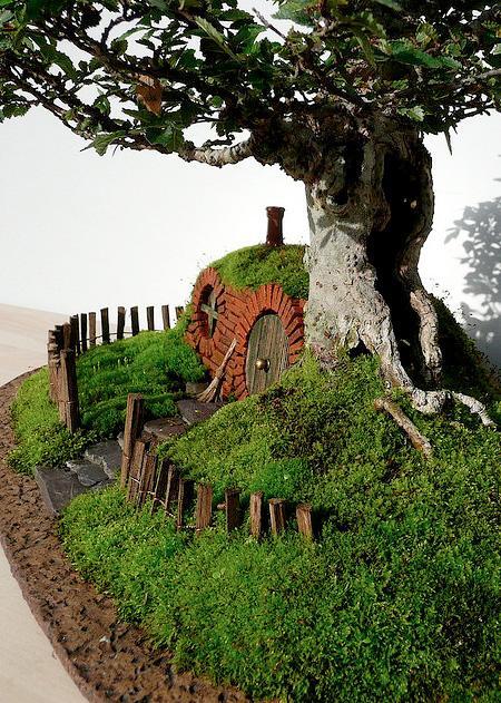 Bonsai Rumah Hobbit Yang Sangat Cantik With Pic 