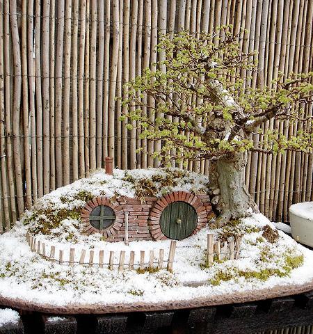 Bonsai Rumah Hobbit Yang Sangat Cantik With Pic 