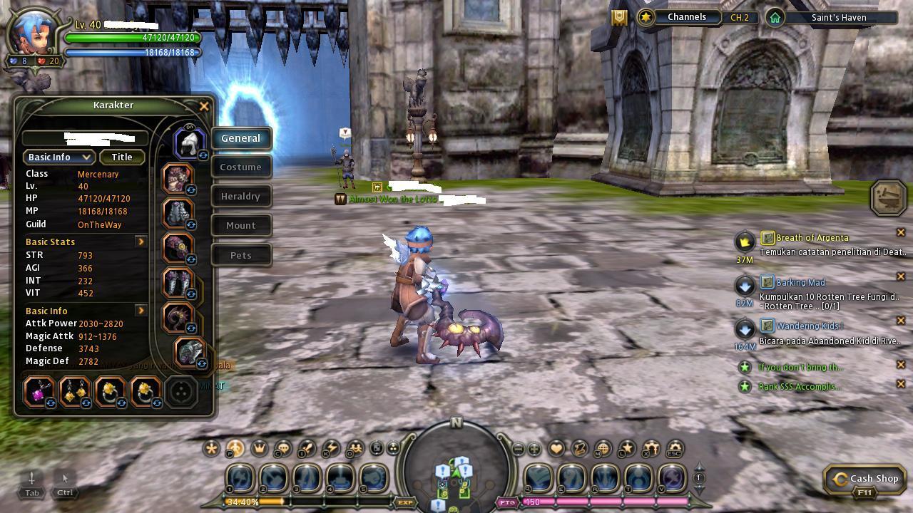 J>Char Dragon Nest Acrobat, Lunar Knight, Mercenary