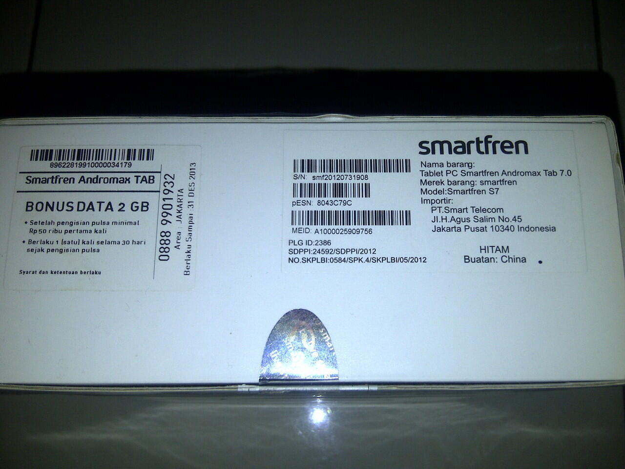 Smartfren Andromax Tab 7.0 Second