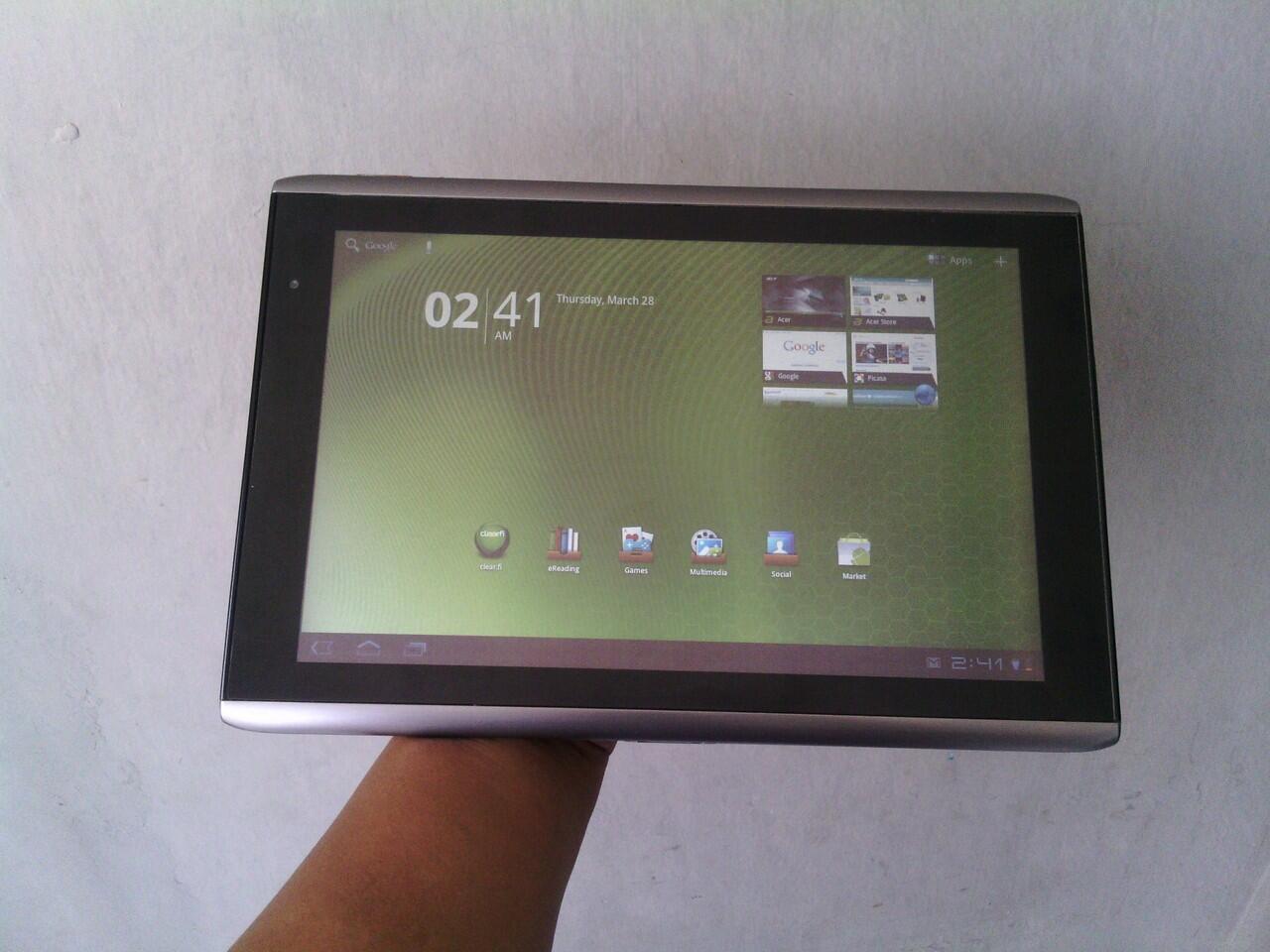 TABLET ACER ICONIA A500 32GB FULLSET ... JUAL MURAH