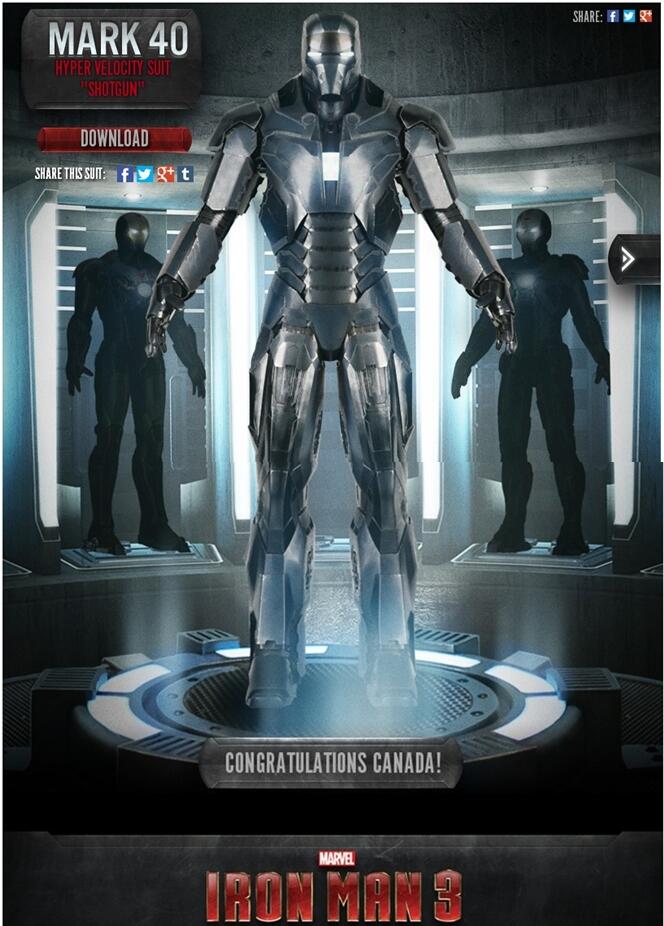 Beberapa Armor baru Iron Man yang bakal nongol di Iron Man 3