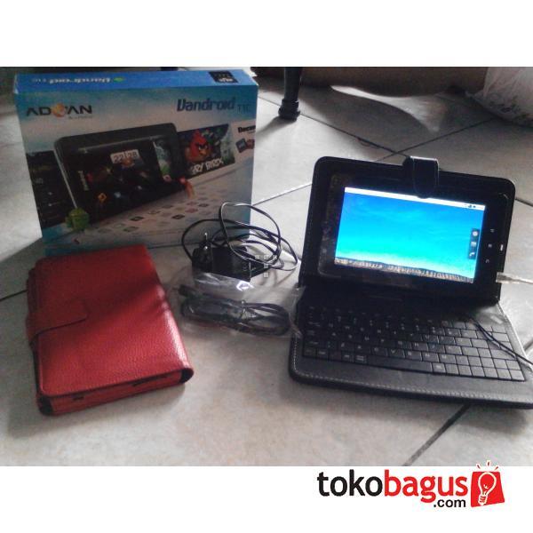 jual table Advan vandroid T1c 3,5g/HSDPA fullset segel bonus keybord case