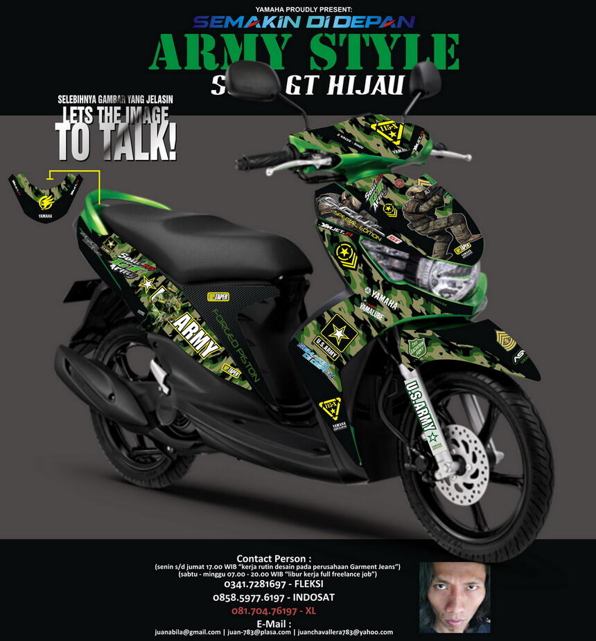 Terjual Stripping Motor Desain Suka Suka Vii KASKUS