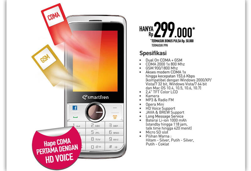 smartfren jambu ( bisa buat modem )