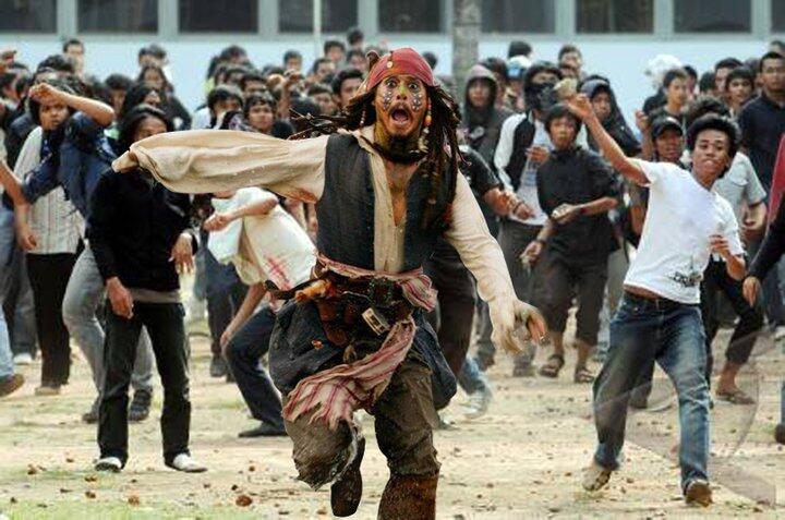 Jack Sparrow Pernah Syuting di Indonesia...wkwkwkwkw