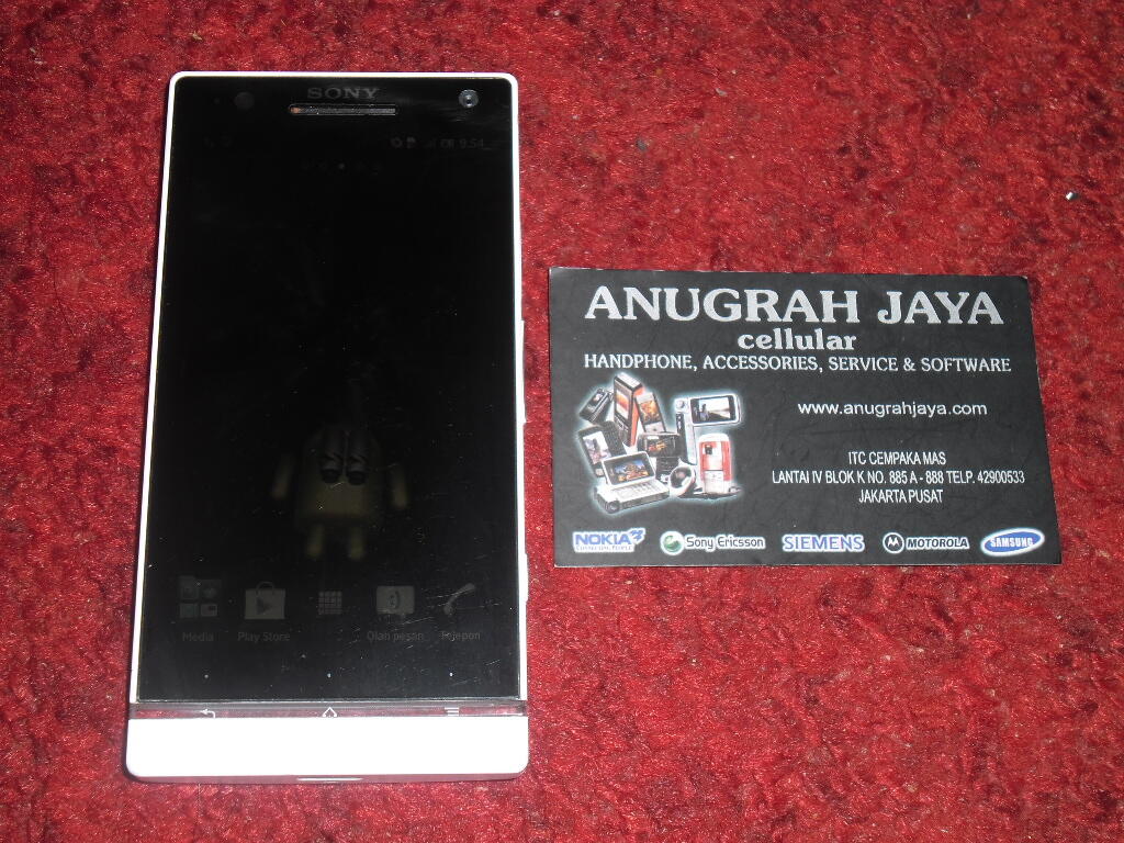Sony Xperia S LT26i White Second Mulus 94% OS Android 4.0.4 ICS Kamera 12 MP