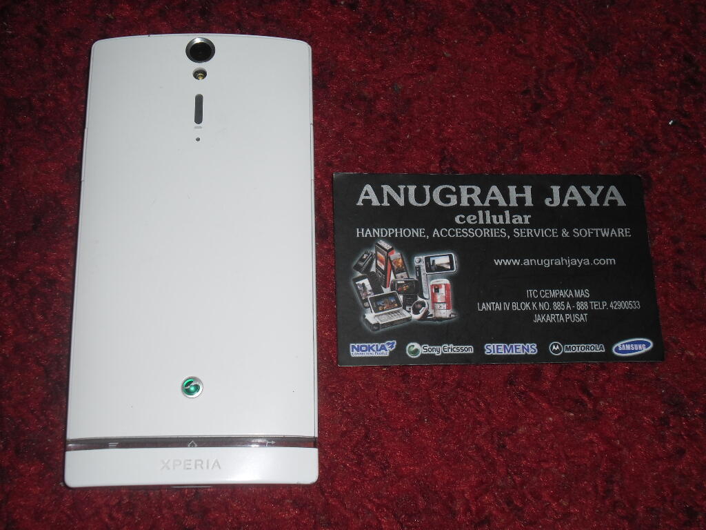 Sony Xperia S LT26i White Second Mulus 94% OS Android 4.0.4 ICS Kamera 12 MP