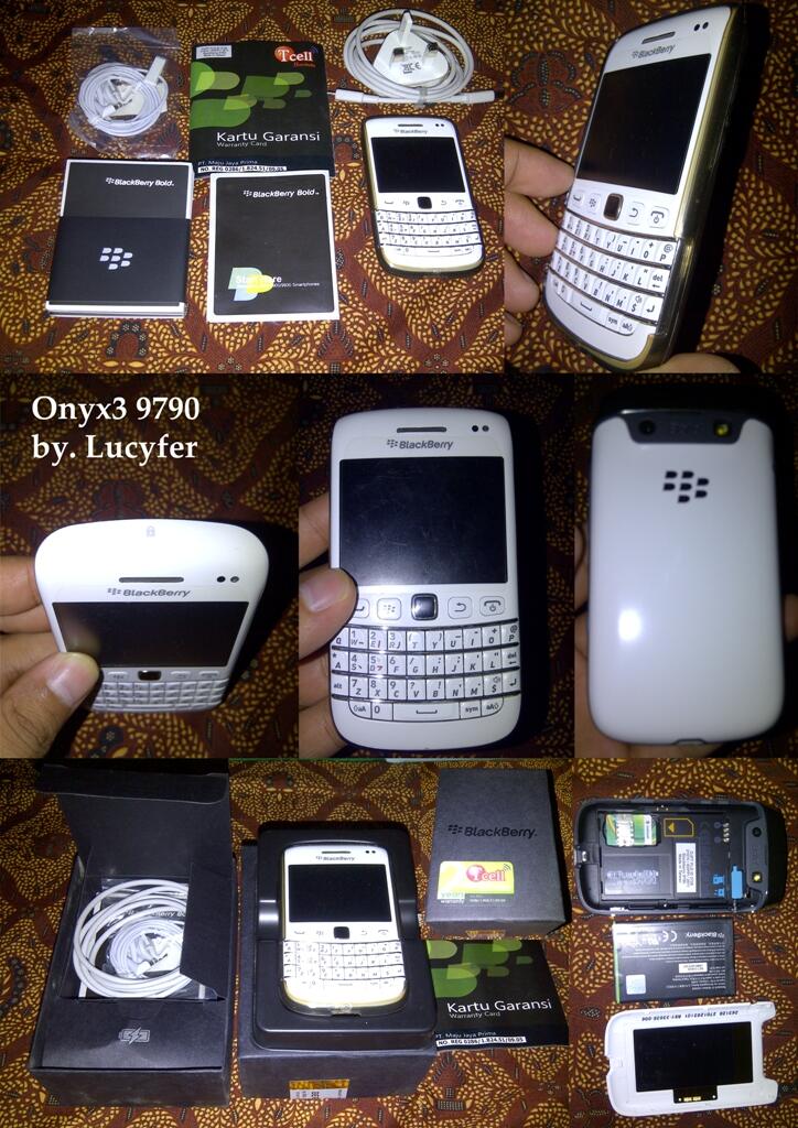 Blackberry Bellagio 9790 a.k.a Onyx 3 9790 White Fullset