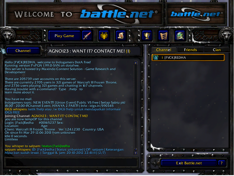 Want To sell : Indogamers, Nusareborn Battlenet ID ! HARGA TERJANGKAU!