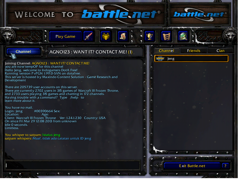 Want To sell : Indogamers, Nusareborn Battlenet ID ! HARGA TERJANGKAU!