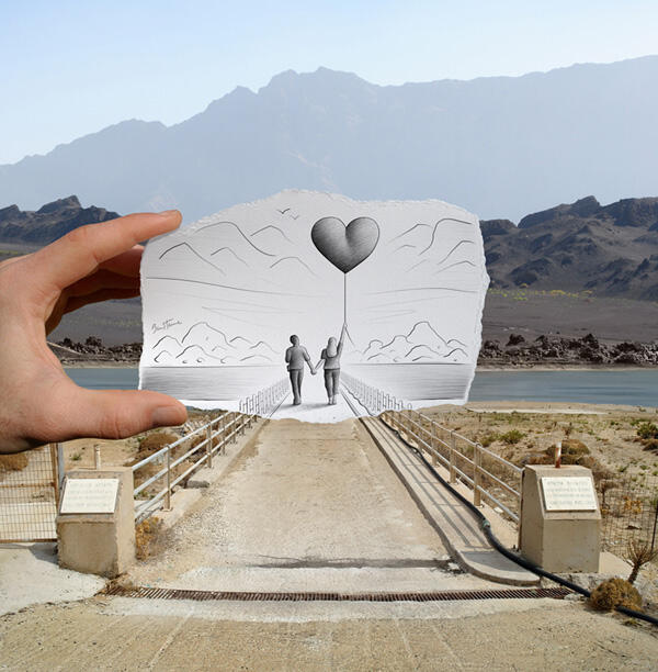 Pencil Vs Camera, Sebuah Konsep Visual Baru oleh Ben Heine