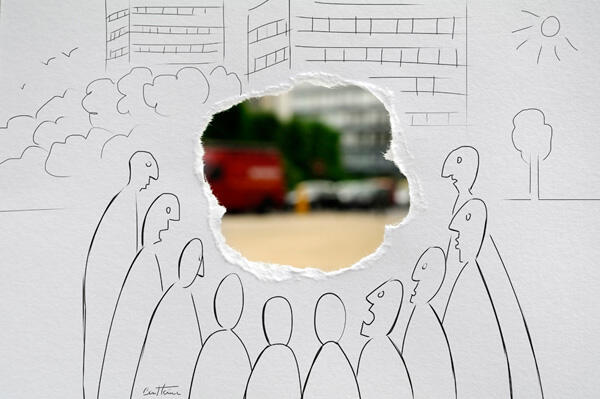 Pencil Vs Camera, Sebuah Konsep Visual Baru oleh Ben Heine
