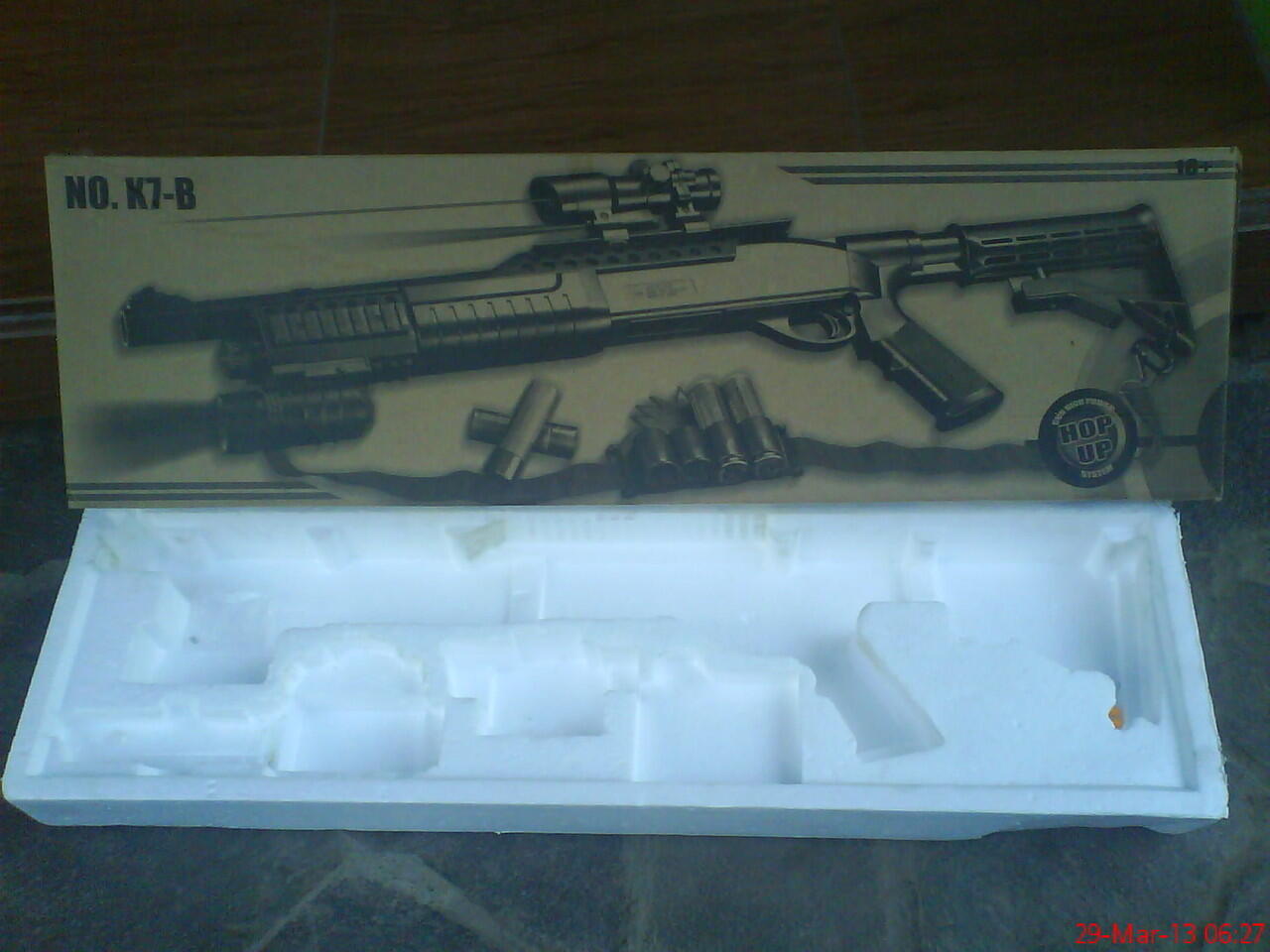 MUTILAN K7 Shotgun spring LENGKAP, MURAH, NEGO!!