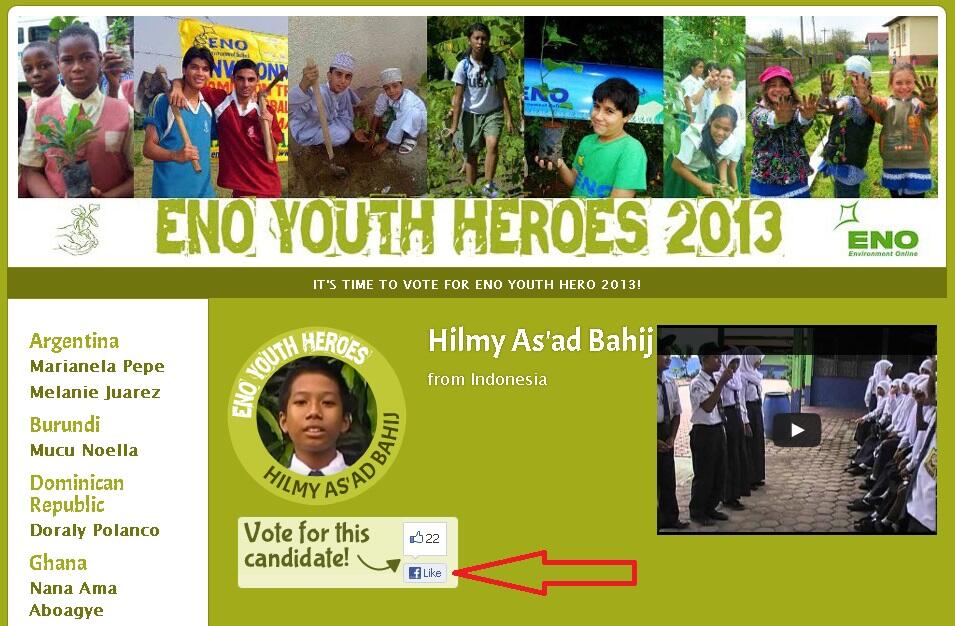 &#91;Mohon Bantuan&#93; Vote for Indonesia di ENO (Environment Online)