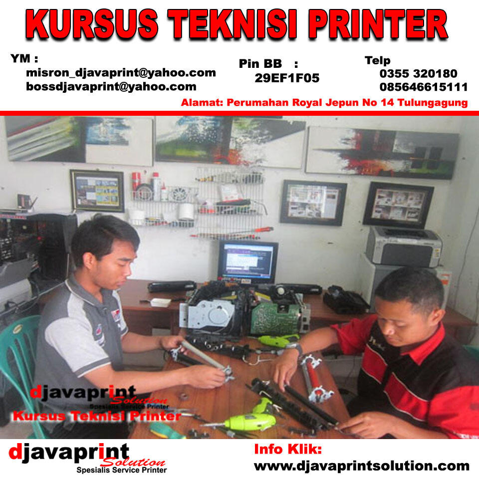 Kursus service printer