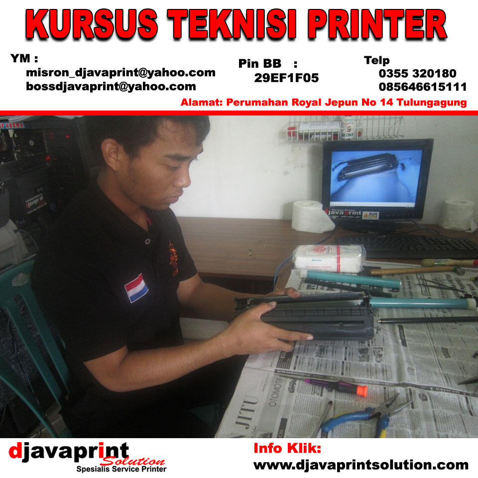 Kursus service printer