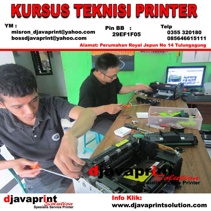 Kursus service printer