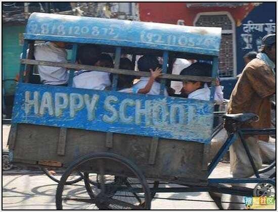 Unik, Jemputan Sekolah Yang Kocak Di India.... jamin ngakak gan..