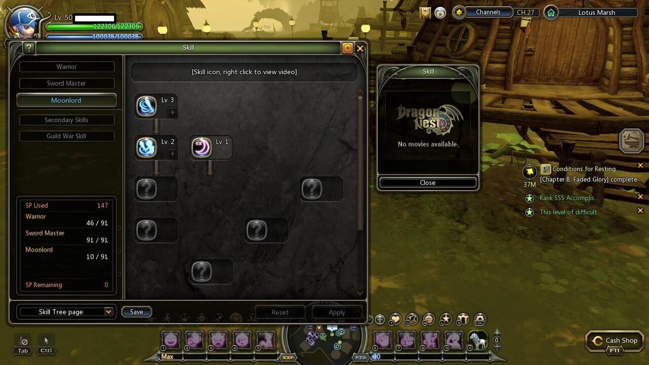 Jual Character Moonlord Level 50 Dragon Nest Sea Server Holywood