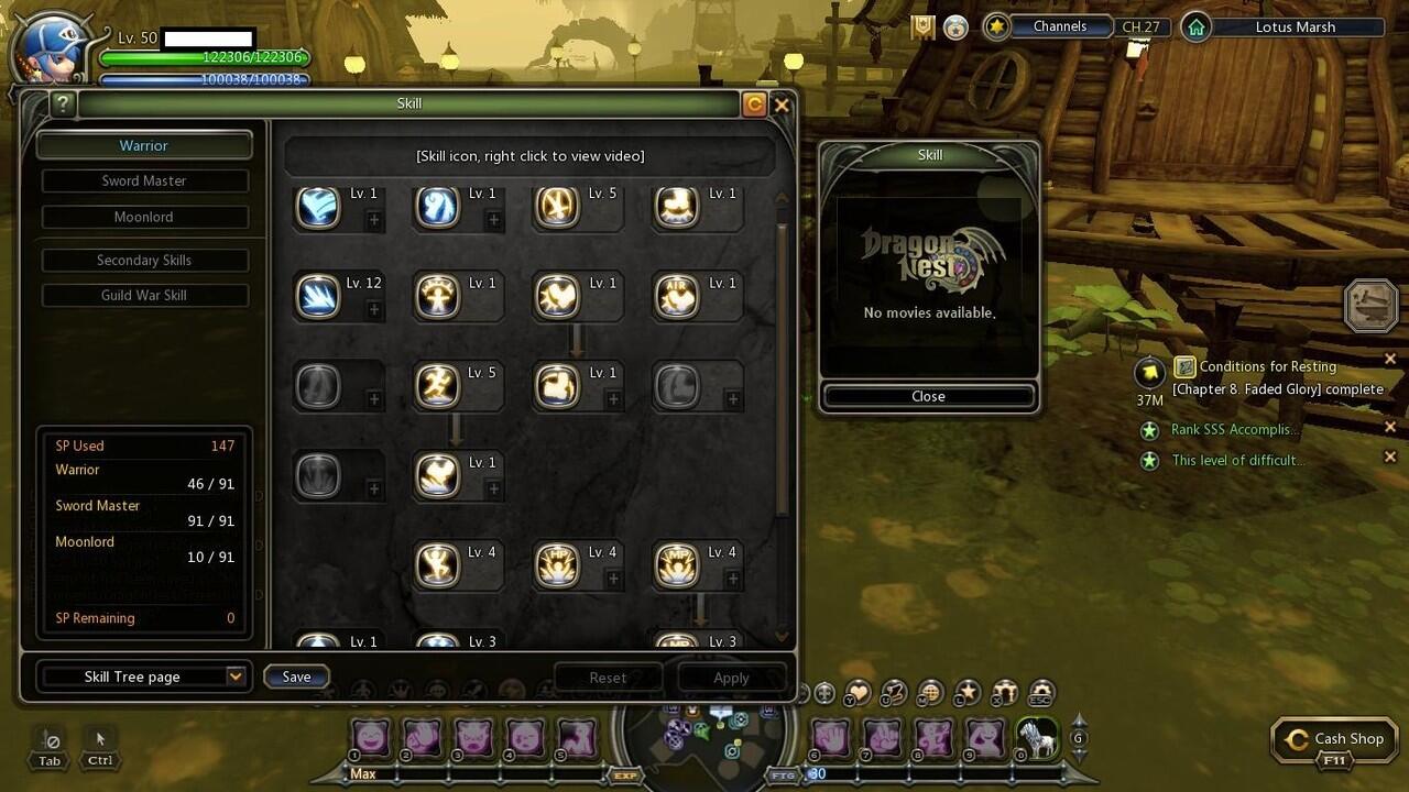 Jual Character Moonlord Level 50 Dragon Nest Sea Server Holywood