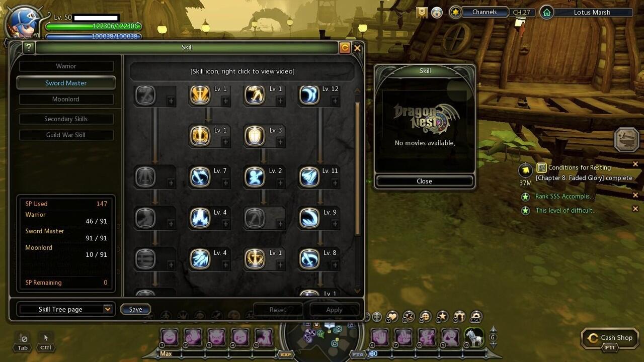 Jual Character Moonlord Level 50 Dragon Nest Sea Server Holywood
