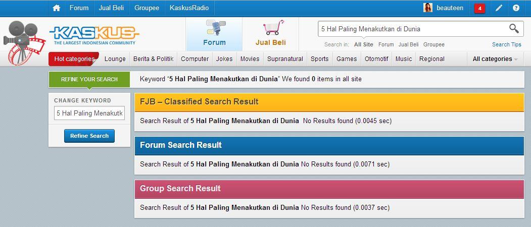 5 Hal Paling Menakutkan di Dunia