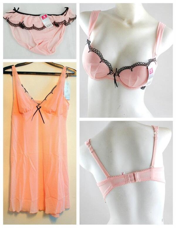 UNDERWEAR : BRA SET SORELLA, PIERRE CARDIN, YOUNG HEART,CAMISOL/LONGTORSO SALE