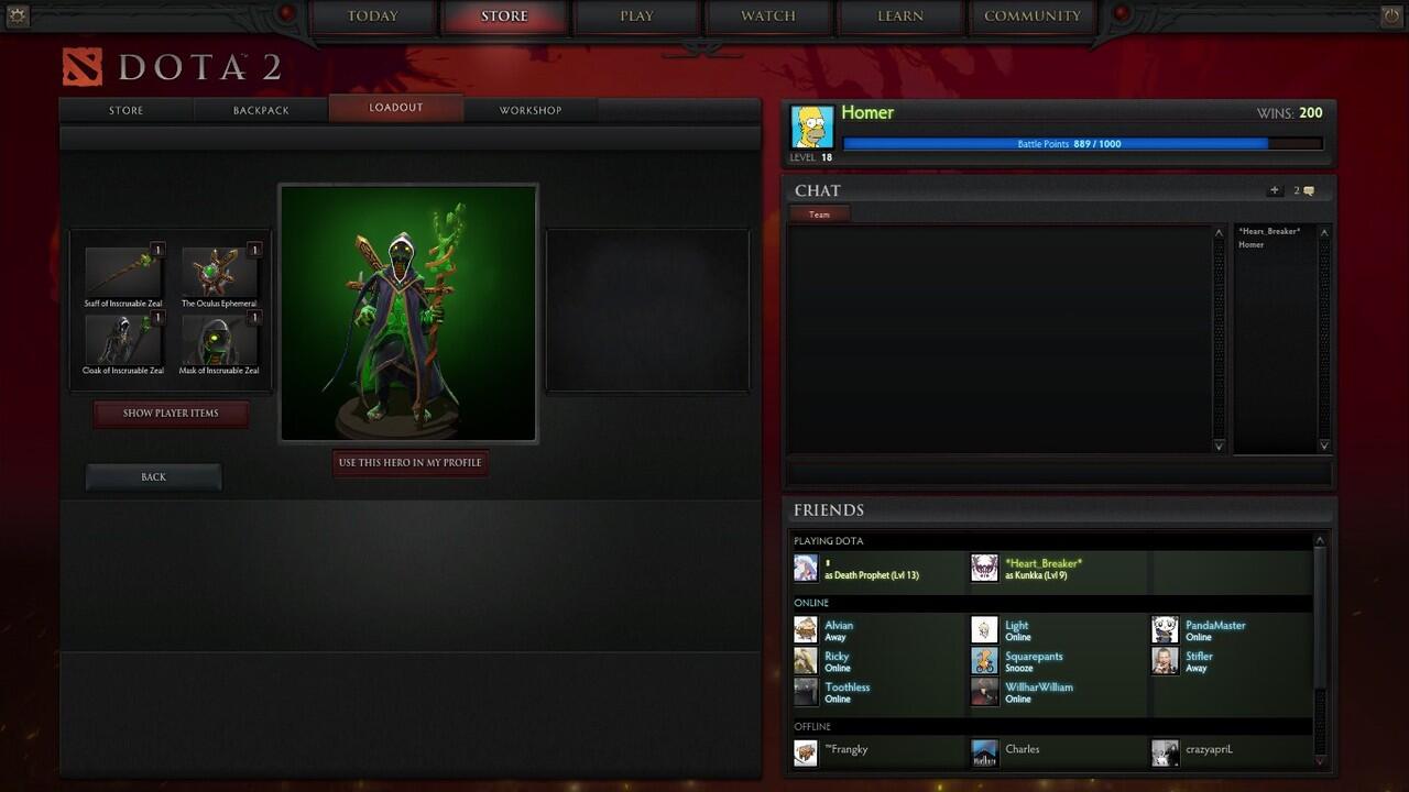 JUAL 1 PAKET DOTA 2 ITEM SET