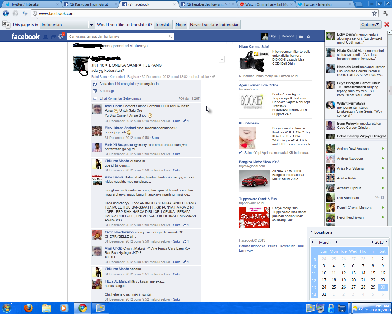 Haters vs fans JKT48 di branda ane gan..