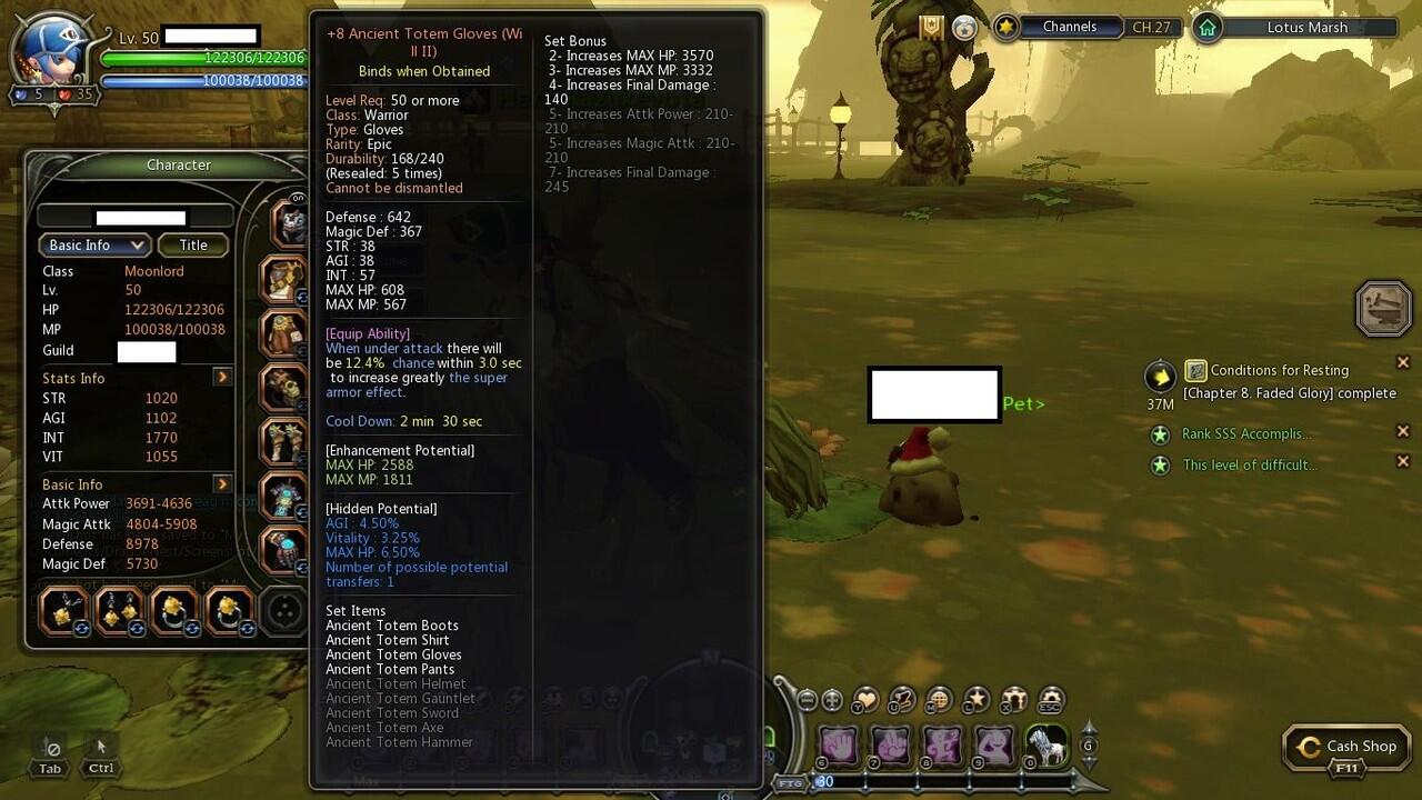 Jual Character Moonlord Level 50 Dragon Nest Sea Server Holywood